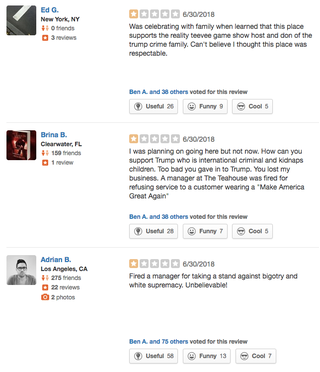 Illustration for article titled A Canadian Restaurant Refused to Serve a Man Wearing a MAGA Hat and Now Its Yelp Score is Ruined